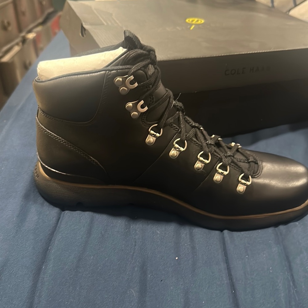 Cole Han Zerogrand Black boots